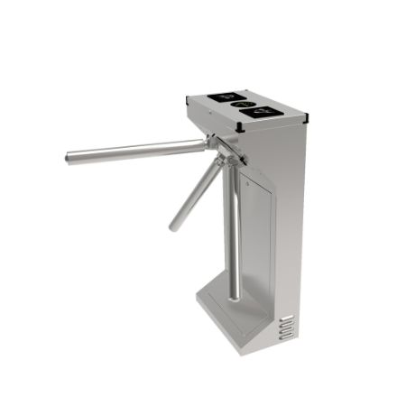 Torniquete Industrial en Acero Inoxidable, Bidireccional, USO RUDO, Espacio para Lectora de Proximidad