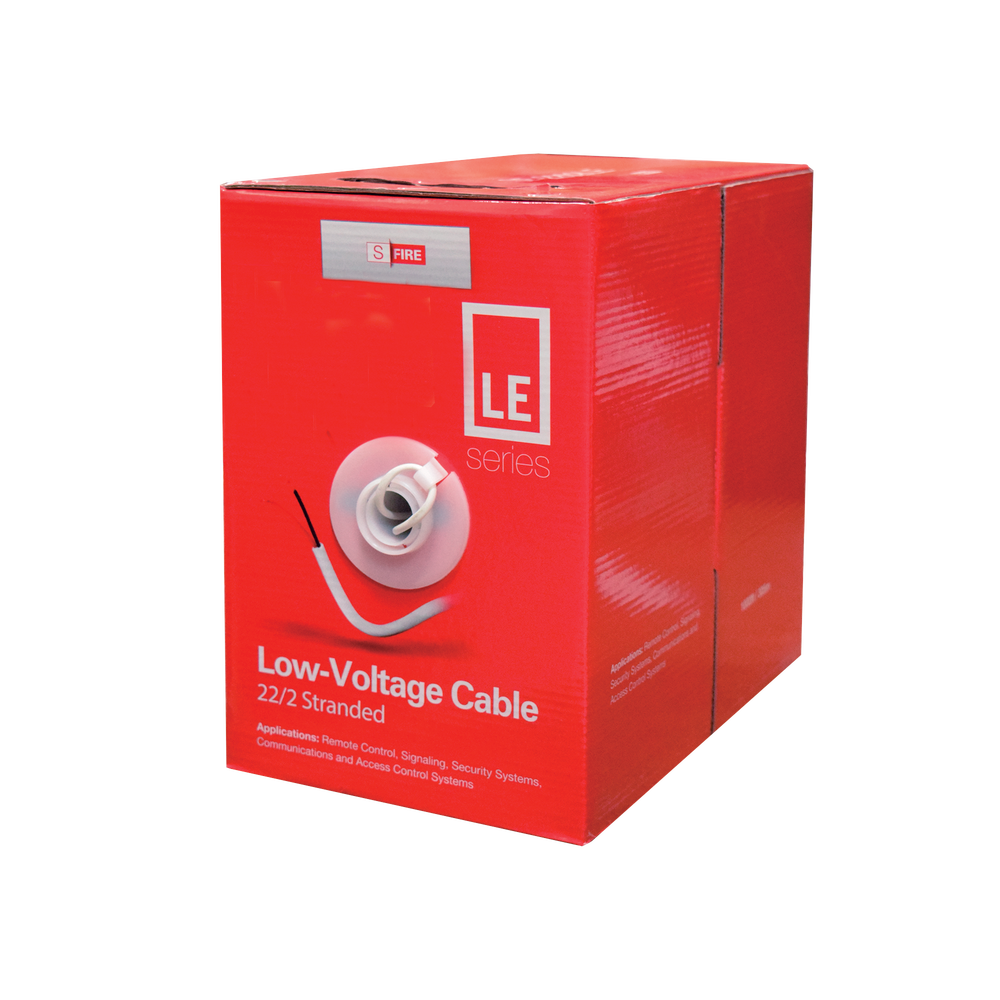 Bobina de 305 Mts / 2x22 AWG / Tipo CCA Blanco / Aplicaciones en Alarmas / Control  Interfonos y TV porterosde Acceso/Automatización