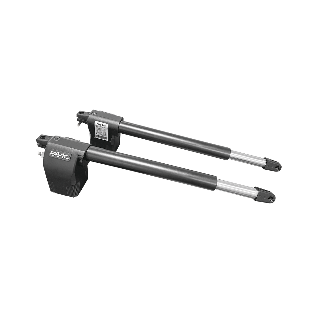 Kit de Piston Operadores Abatibles FAAC 412 Para Puertas de 3 Metros y hasta 300 KG / Operadores no Reversibles y Con llave de Desbloqueo Manual