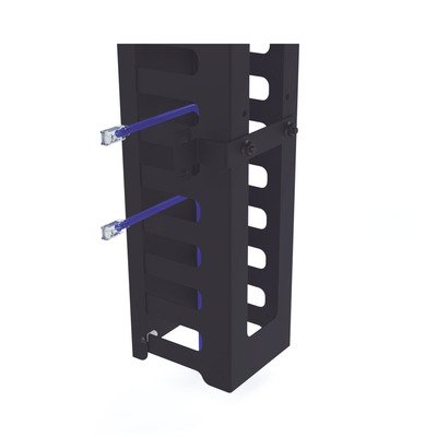 Kit Organizador Vertical de Cable Sencillo para Rack Abierto de 24 Unidades para EIQR3224 y EIRL5524DR.