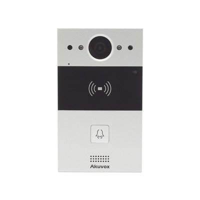 Video portero SIP de 1 botón con lector de tarjetas / Notificación a app / Notificación por llamada telefónica / Configuración en la nube